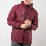 Men's Reflective Zip Hooded Windbreaker Jacket - Image 3