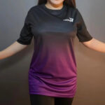 Women's Gradient Quick Dry Workout Tee - Image 2