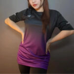 Women's Gradient Quick Dry Workout Tee - Image 3