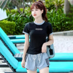 Women's Two Piece Swim Running Set - Image 2
