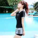 Women's Two Piece Swim Running Set - Image 3