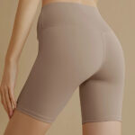 Women's High Waist Biker Yoga Shorts - Image 3