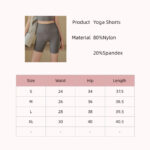 Women's High Waist Biker Yoga Shorts - Image 4