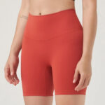 Women's Coral High Waist Biker Shorts - Image 2