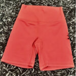 Women's Coral High Waist Biker Shorts - Image 3