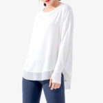 Women's White Relaxed Long Sleeve Top - Image 2