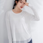 Women's White Relaxed Long Sleeve Top - Image 3