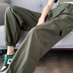 Women's Cargo Cuffed Lifestyle Jogger Pants - Image 2