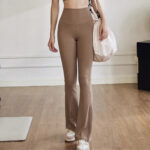 Women's Flared High Waist Yoga Pants - Image 3