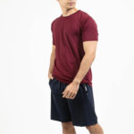 Men's Essential Maroon Training Tee Shirt