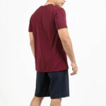 Men's Essential Maroon Training Tee Shirt - Image 2